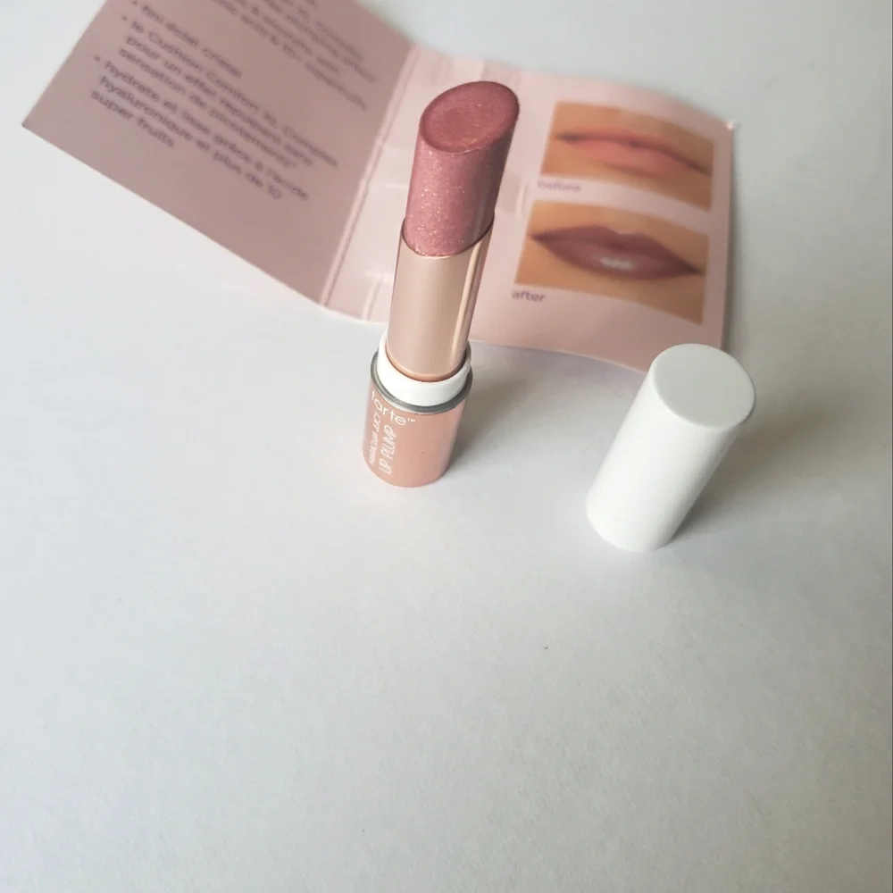 Tarte Maracuja Juicy Lip Plump Shimmer Glass In Rose Pink Mini Size NWT